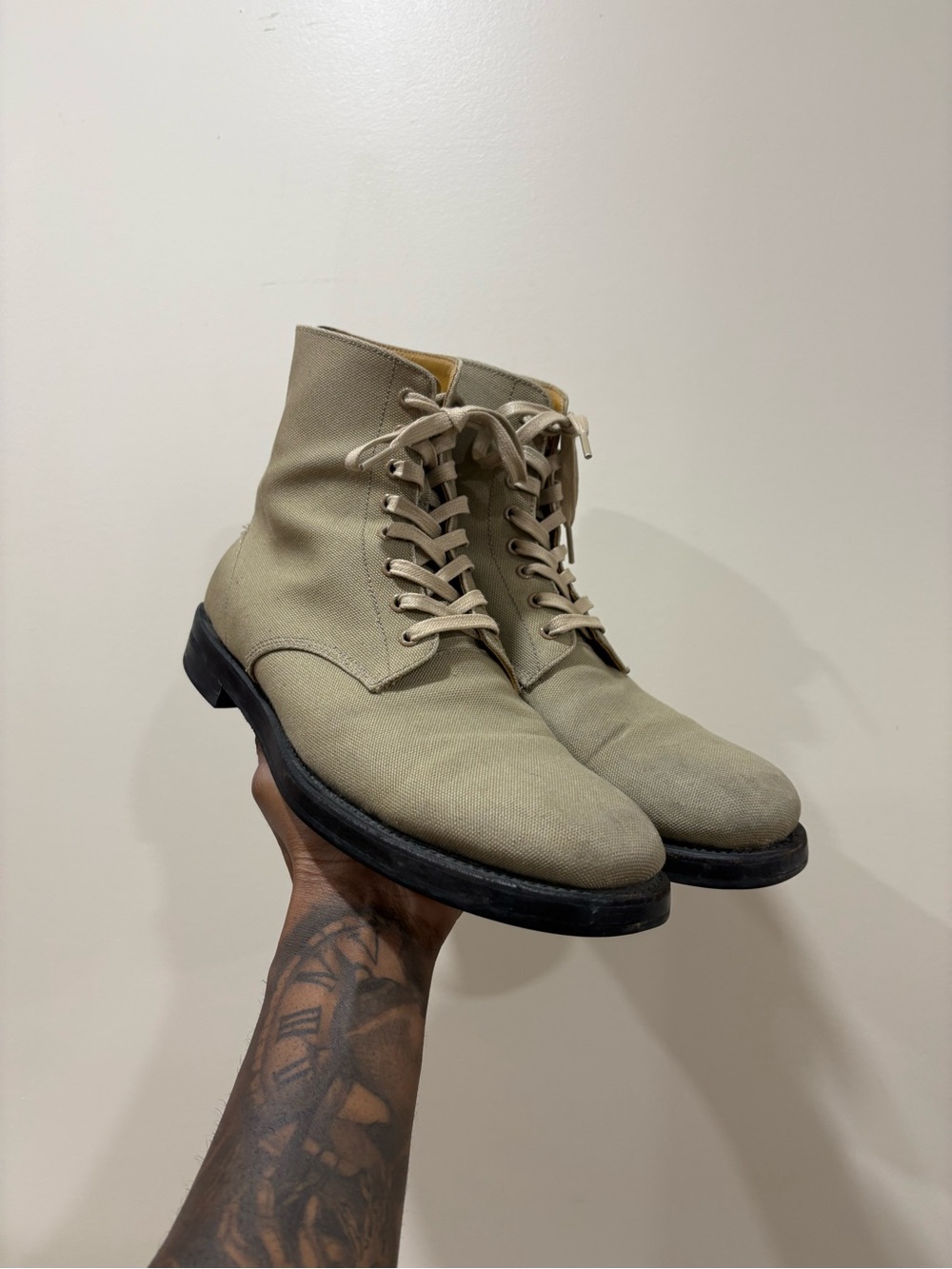 Vintage Military Army Combat Boots